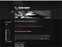 Tablet Screenshot of icebreakr.info